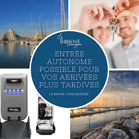 Calme Et Terrasse Parking Lägenhet *